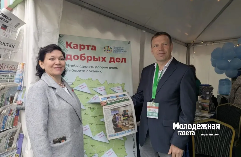 Издатель из Йошкар-Олы принял участие в «Доброй подписке» на «Китап-байраме»