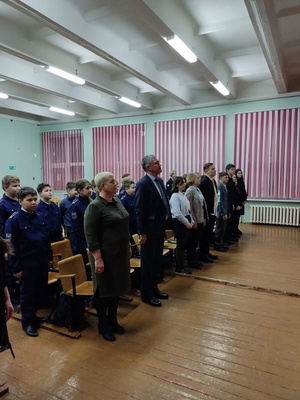   Марат Газизов принял участие в традиционной еженедельной линейке в МАОУ Школа №97 г. Уфа