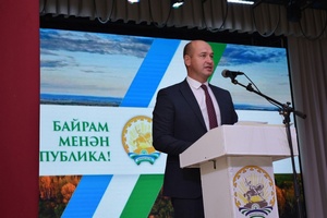 В преддверии Дня Республики Максим Ульчев посетил Гафурийский район