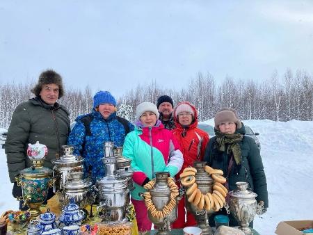 В коллективе редакции любят пить чай из самовара