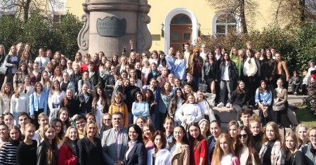 Владимир Соловьёв встретился со студентами-первокурсниками факультета журналистики Московского государственного университета им. М.В. Ломоносова