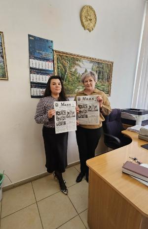 Первый заместитель руководителя Агентства печати республики Елена Арямнова посетила Илишевский информационный центр
